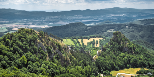 Vršatské bradlá z Chmeľovej Vršatské bradlá z Chmeľovej